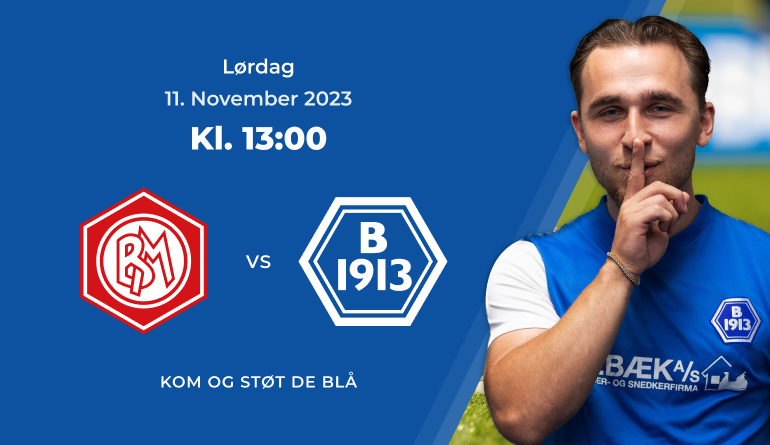 Optakt til Marienlyst vs B1913